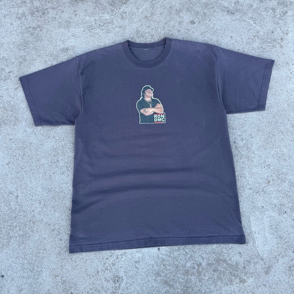 Vintage 90’s Porn Star Ron DMC Men’s Graphic T-Shirt Faded Brown Size XL